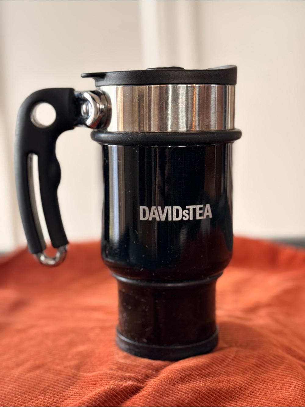 DAVIDsTEA x Planetary Design Stainless Steel Travel Press Mug